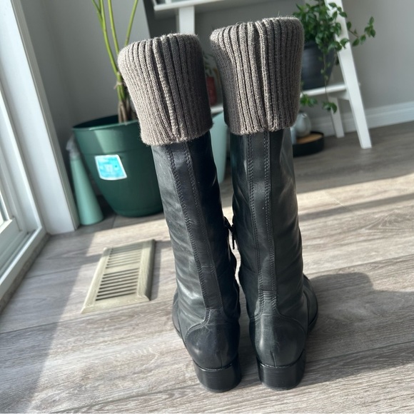 COPY - Cole Haan Nike Air Granny  Goth Equestrian Leather Riding Boots - Picture 10 of 16